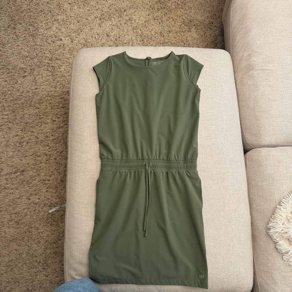 Albion Fit Olive Green Dress